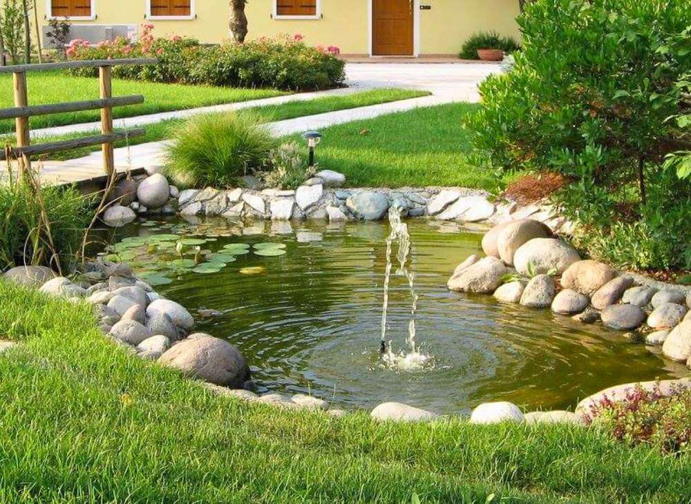 giardino con laghetto vivai teolo