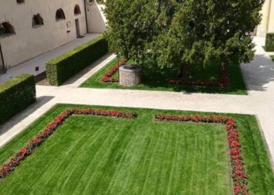 giardino abitazione nei colli euganei